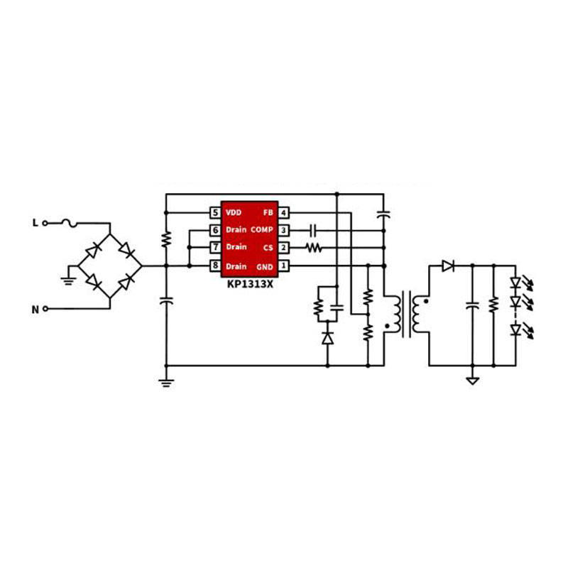 The characteristics of ACDC Constant Current Chip