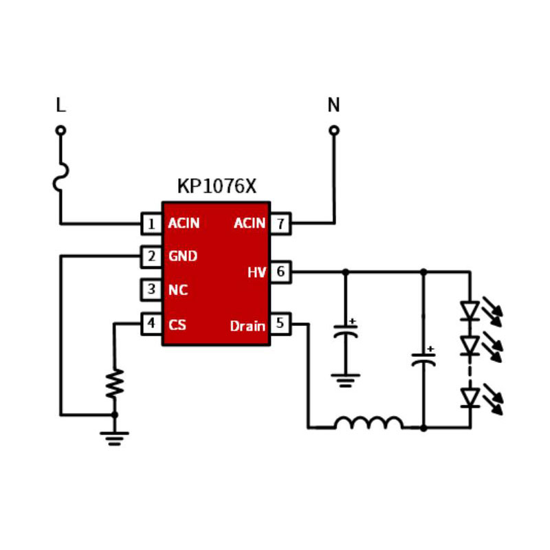 ​How Does Integrated EMI Filter in ACDC Constant Current Chip Simplify Power Supply Design?